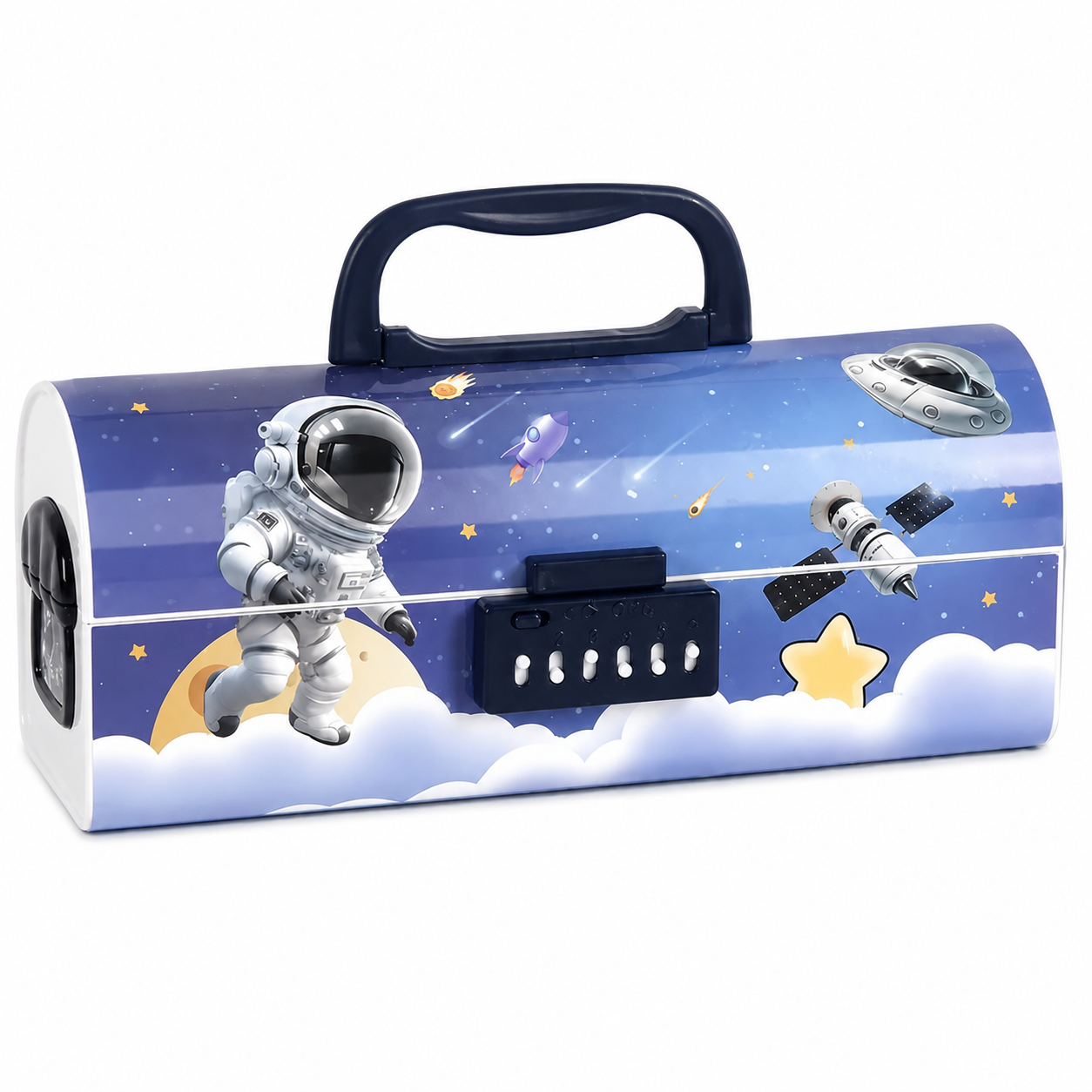 Lockable pencil case with combination locks