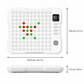 Electronic board with strategy and memory games