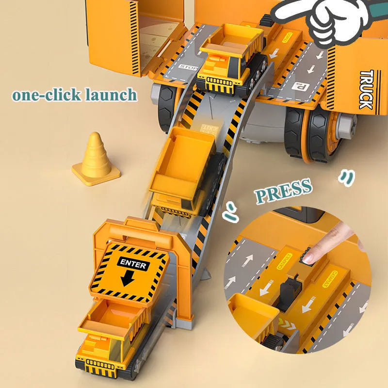 Educational Assembled Crane Excavator Toy