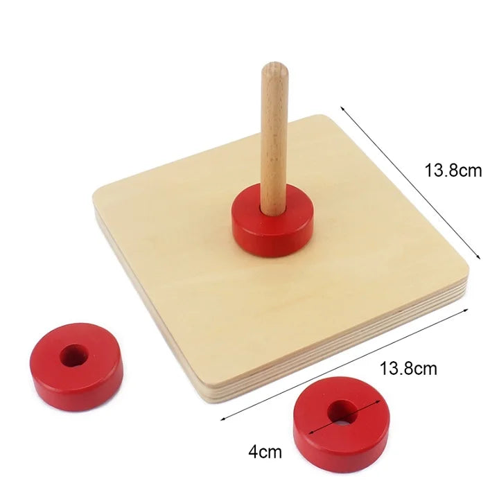 Montessori Wooden Dowel and Wire Activities for Threading