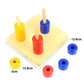 Montessori Wooden Dowel and Wire Activities for Threading