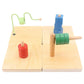 Montessori Wooden Dowel and Wire Activities for Threading