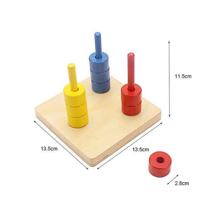 Montessori Wooden Dowel and Wire Activities for Threading