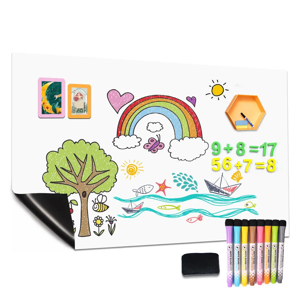 Adhesive Magnetic White Board