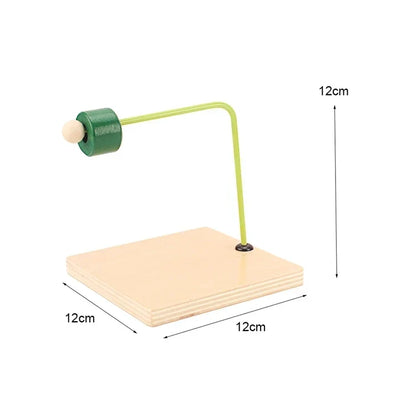 Montessori Wooden Dowel and Wire Activities for Threading