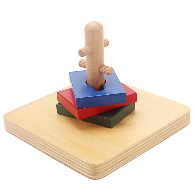 Montessori Wooden Dowel and Wire Activities for Threading
