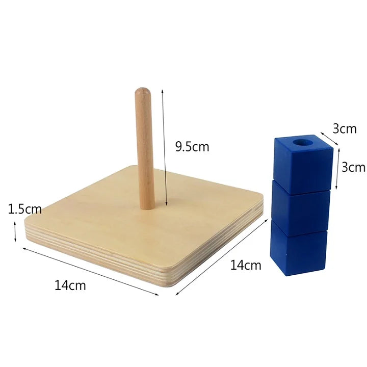 Montessori Wooden Dowel and Wire Activities for Threading