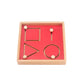 Montessori Wooden Pre-Writing Board with Tracing Ball