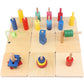 Montessori Wooden Dowel and Wire Activities for Threading