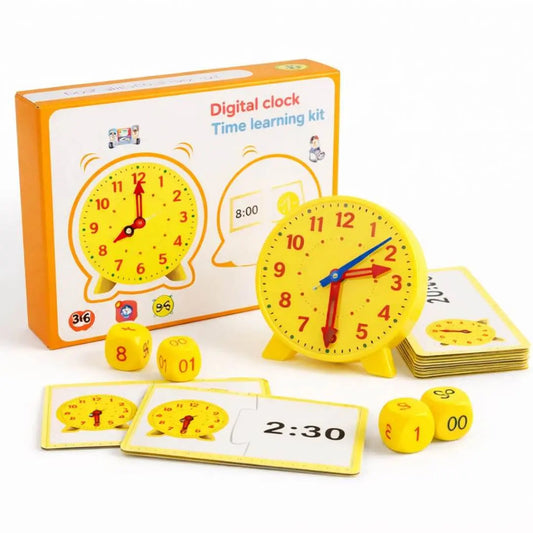 Interactive Montessori Learning Clock for Kids