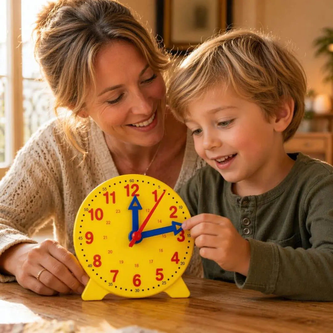 Interactive Montessori Learning Clock for Kids