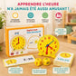 Interactive Montessori Learning Clock for Kids