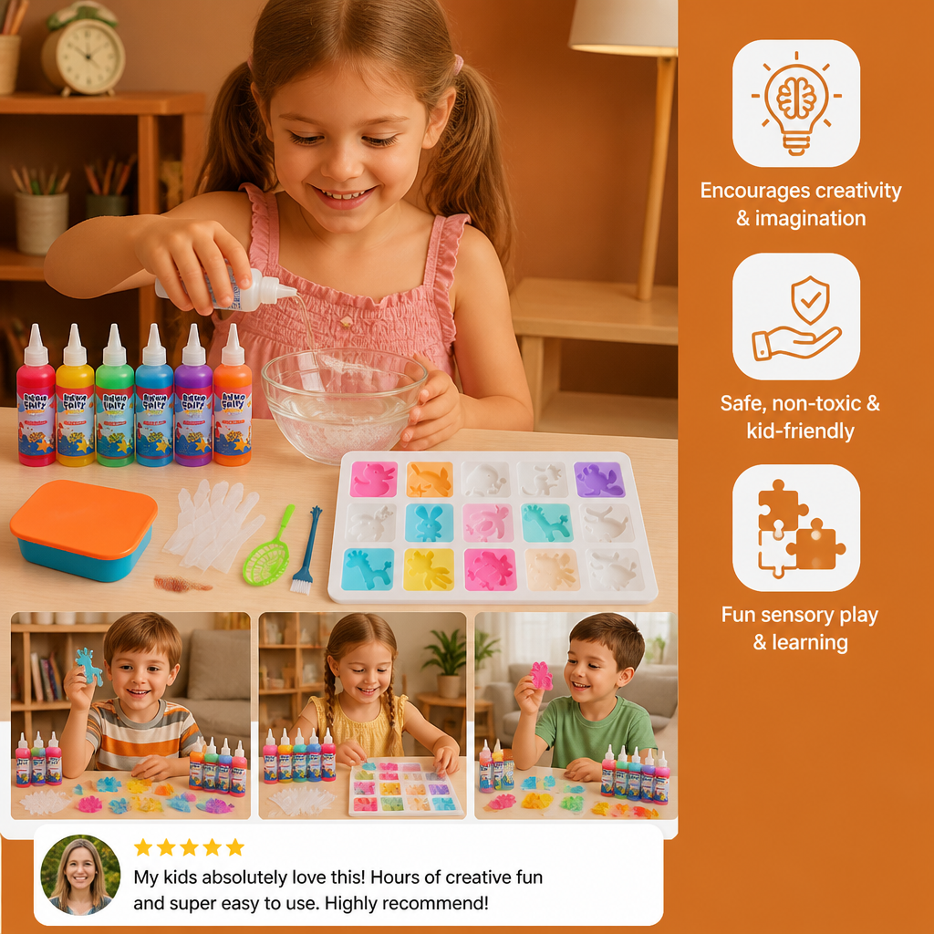 Creative Water Jelly Kit with Gels and Moulds