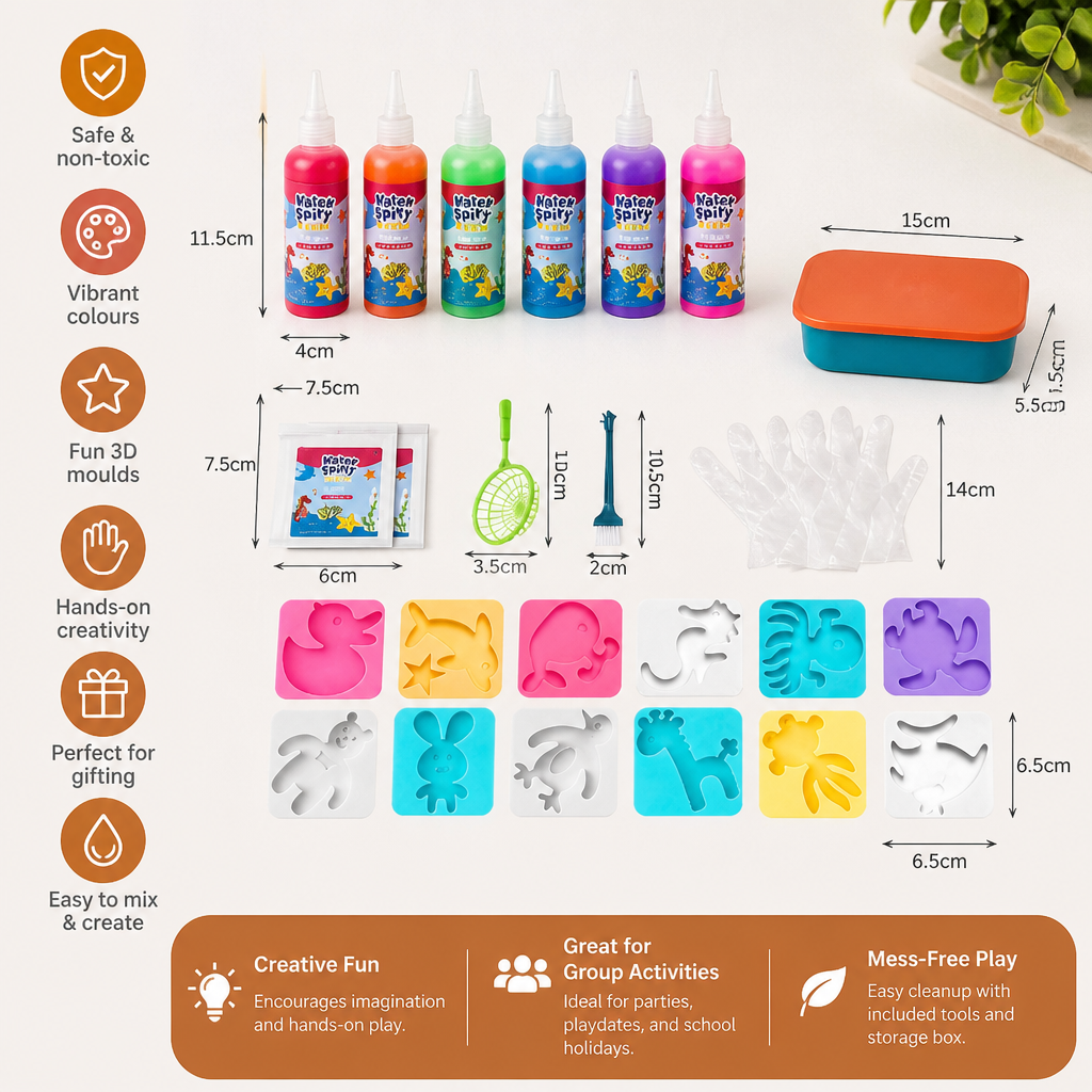 Creative Water Jelly Kit with Gels and Moulds