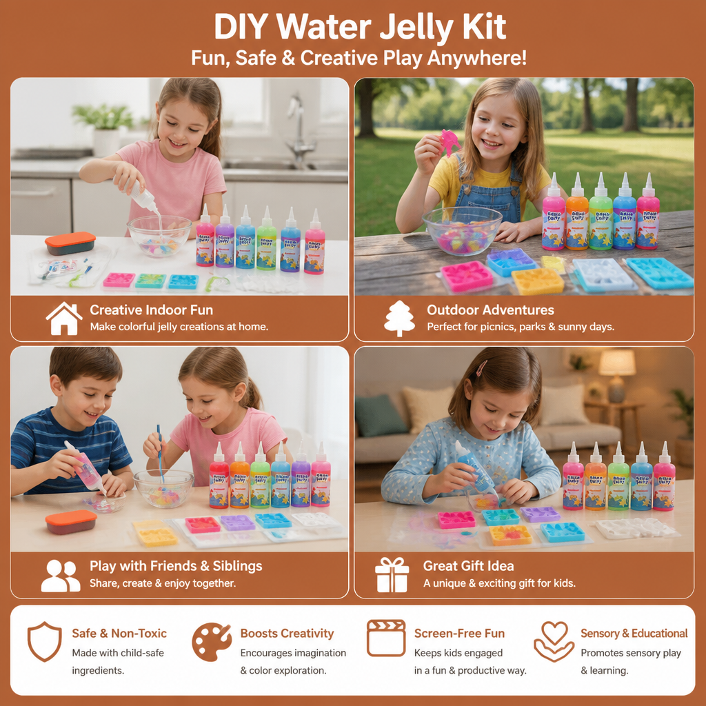 Creative Water Jelly Kit with Gels and Moulds