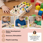Wooden Montessori Busy Board with Lights and Switches