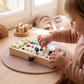 Wooden Montessori Busy Board with Lights and Switches