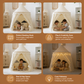 Kids' Indoor Play Tent with Pom-Pom Trim for Reading and Play