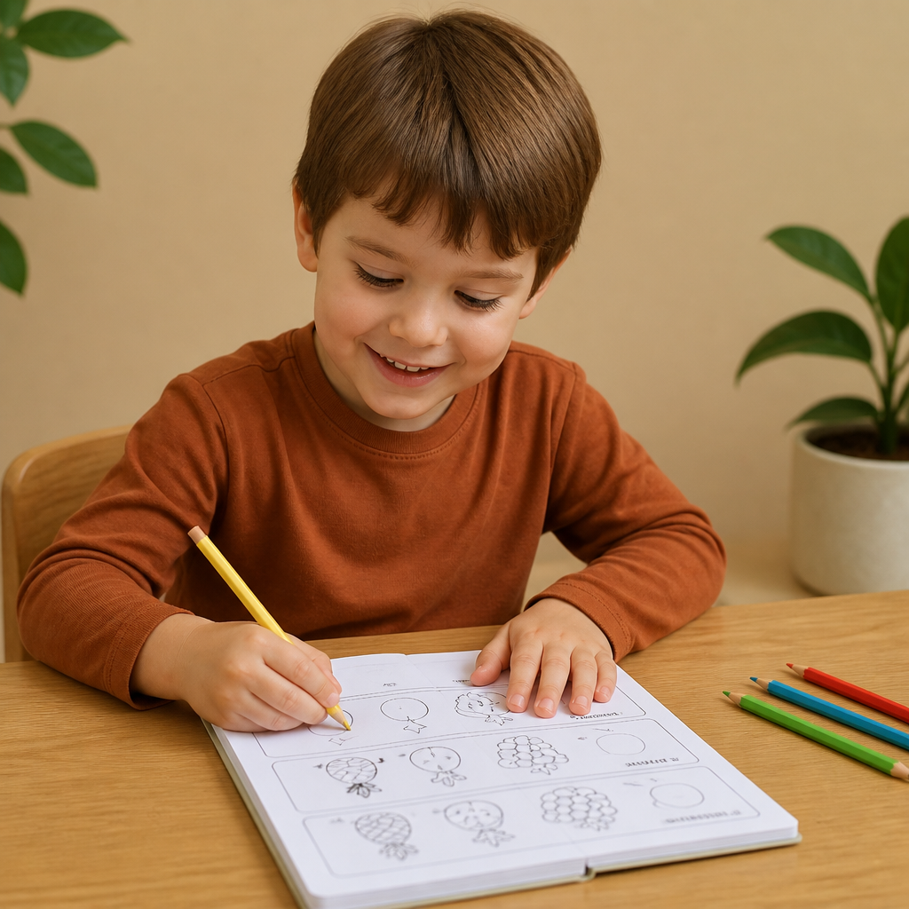 Step-by-step drawing activity book for children