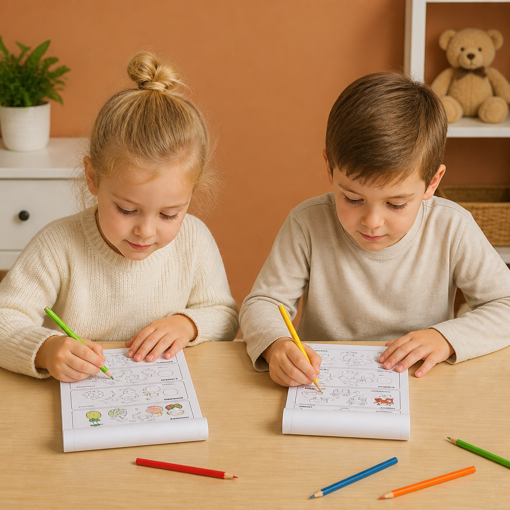 Step-by-step drawing activity book for children