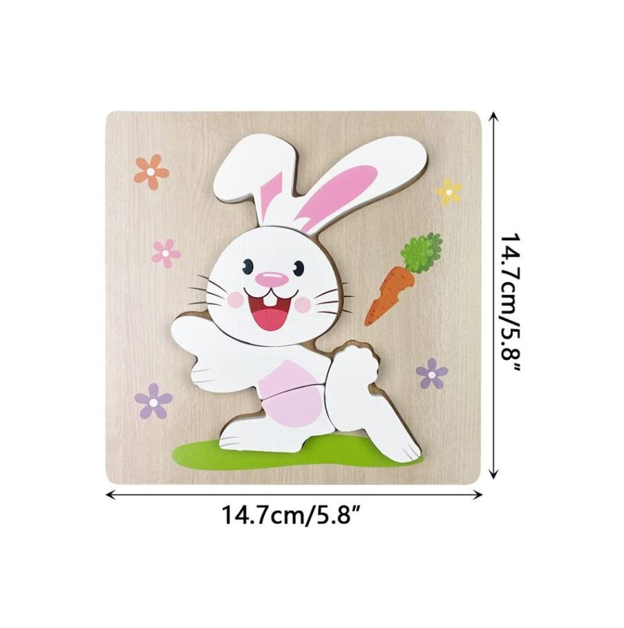 Montessori Easter Wooden Puzzles (4 Pack)