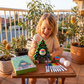 Christmas Ornament Painting Kit with Rotating Tree Stand