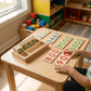 Wooden Montessori Number Cards for Early Math Learning, Counting & Number Recognition