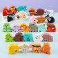 Creative Wooden Alphabet Puzzle with 26 Animal-Shaped Letters