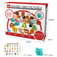 Creative Wooden Alphabet Puzzle with 26 Animal-Shaped Letters