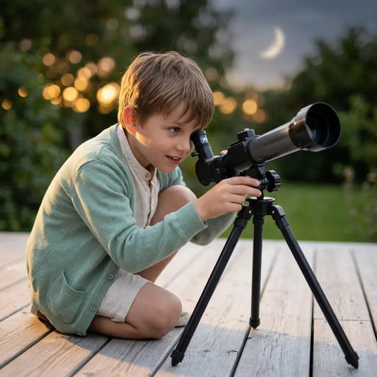 Astronomical Telescope for Kids with 360° Tripod