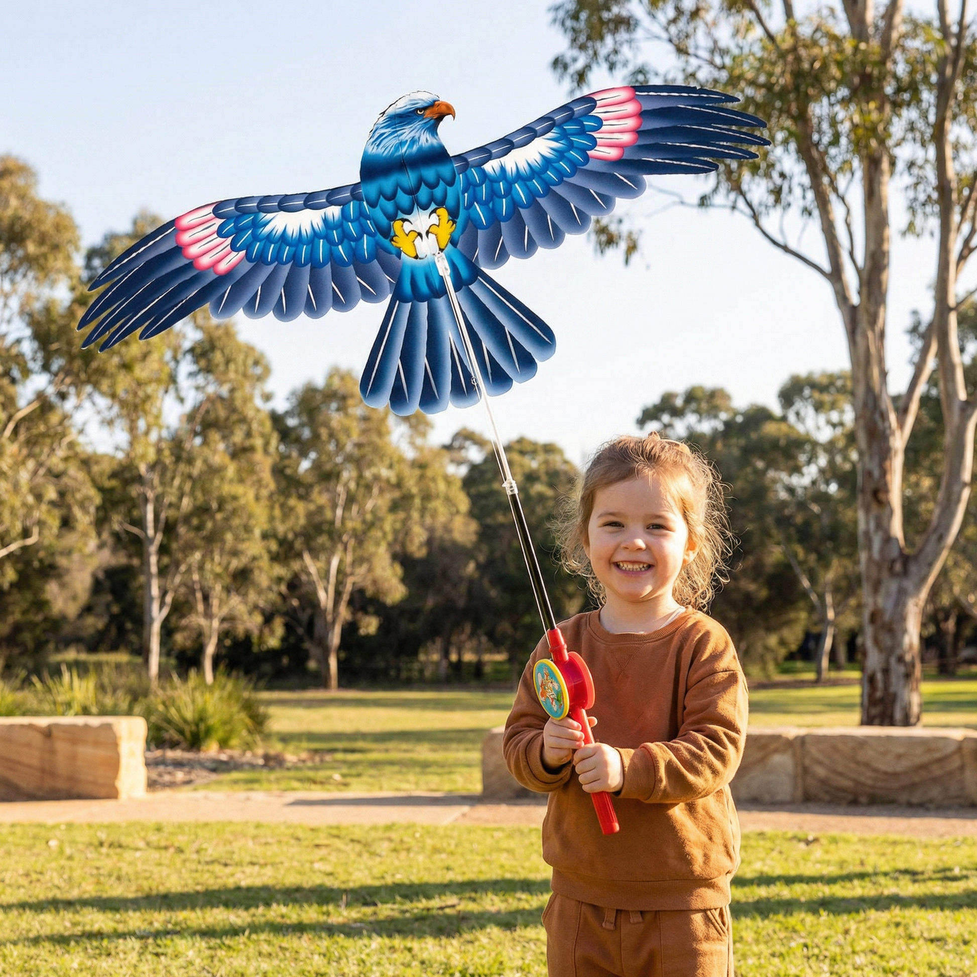 Flapping Wing Bird Kite for Kids