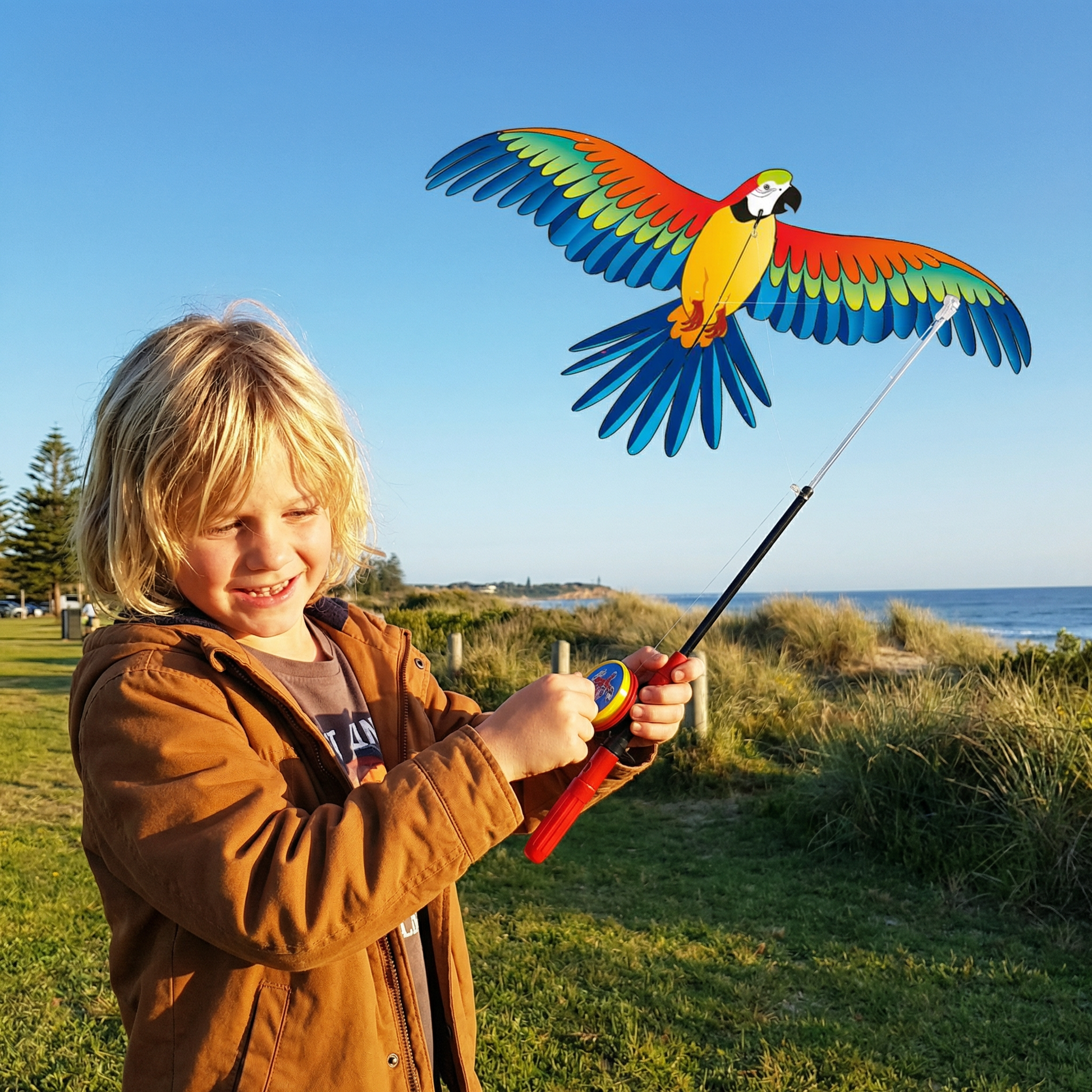 Flapping Wing Bird Kite for Kids