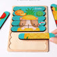 Montessori Flip Puzzle Sets (Set of 2)