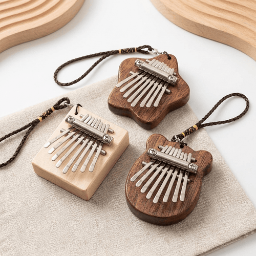 Mini Kalimba Thumb Piano Pendant for Beginners & Music Lovers