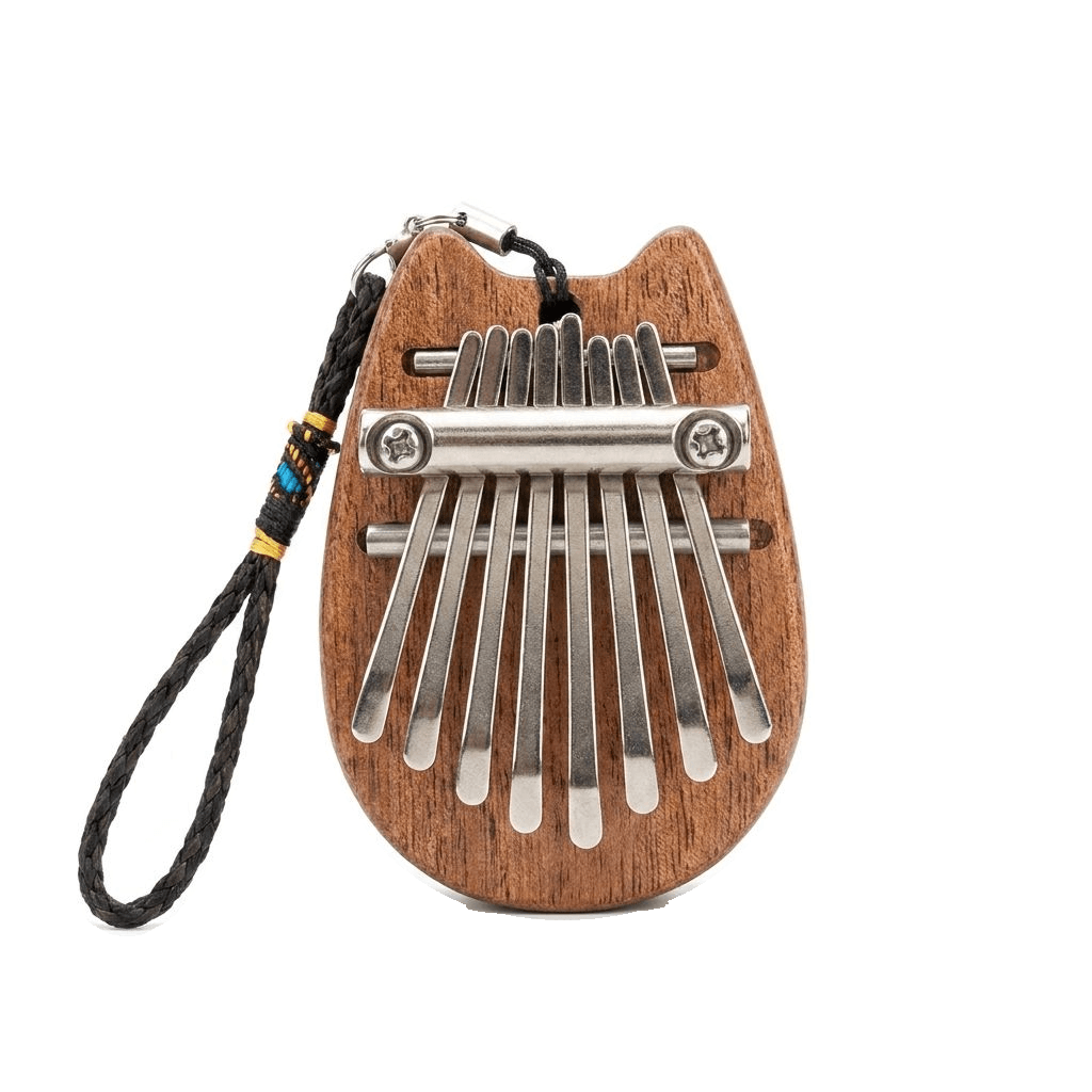 Mini Kalimba Thumb Piano Pendant for Beginners & Music Lovers