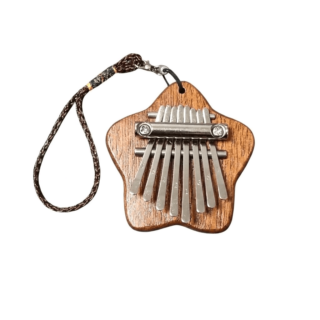 Mini Kalimba Thumb Piano Pendant for Beginners & Music Lovers