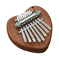 Mini Kalimba Thumb Piano Pendant for Beginners & Music Lovers