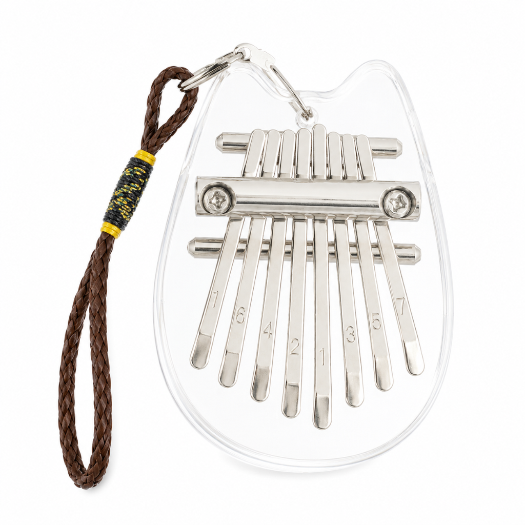 Mini Kalimba Thumb Piano Pendant for Beginners & Music Lovers
