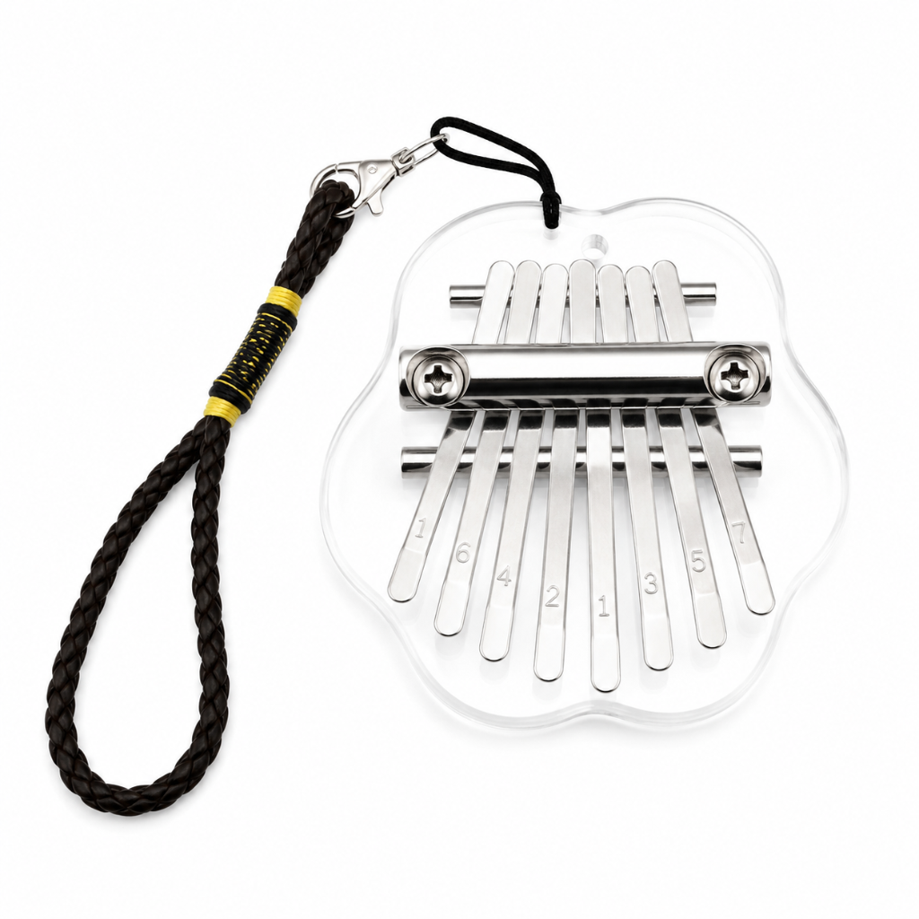 Mini Kalimba Thumb Piano Pendant for Beginners & Music Lovers
