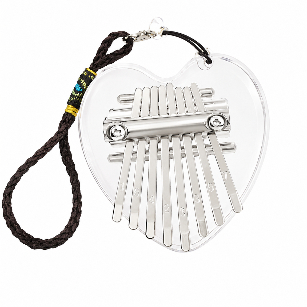 Mini Kalimba Thumb Piano Pendant for Beginners & Music Lovers