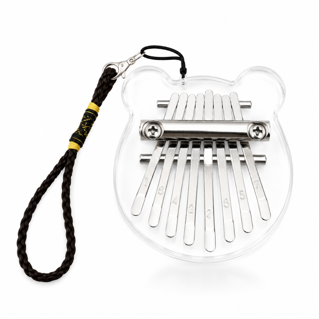 Mini Kalimba Thumb Piano Pendant for Beginners & Music Lovers