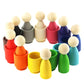 Peg Dolls in Cups Montessori Toy