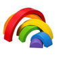 6-Piece Rainbow Wooden Montessori Blocks