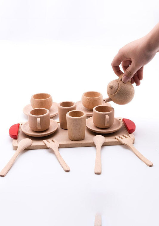 Wooden Play Time Tea Set