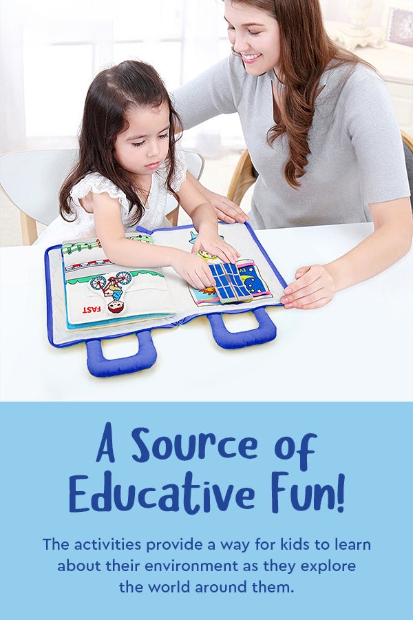 My First Portable Fun Activity Learning Montessori Book
