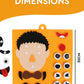 Kids Facial Expression Recognition DIY puzzle Board Set