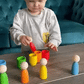 Peg Dolls in Cups Montessori Toy