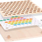 Wooden Peg Board Beads Game