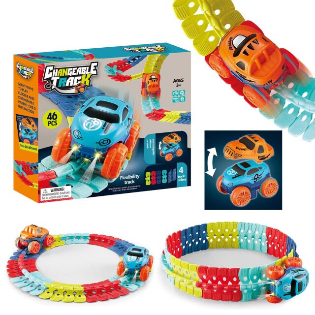 Montessori Australia Rollercoaster RaceCar Track Set