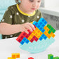 Tetris Wood Balance Blocks Swing Toy